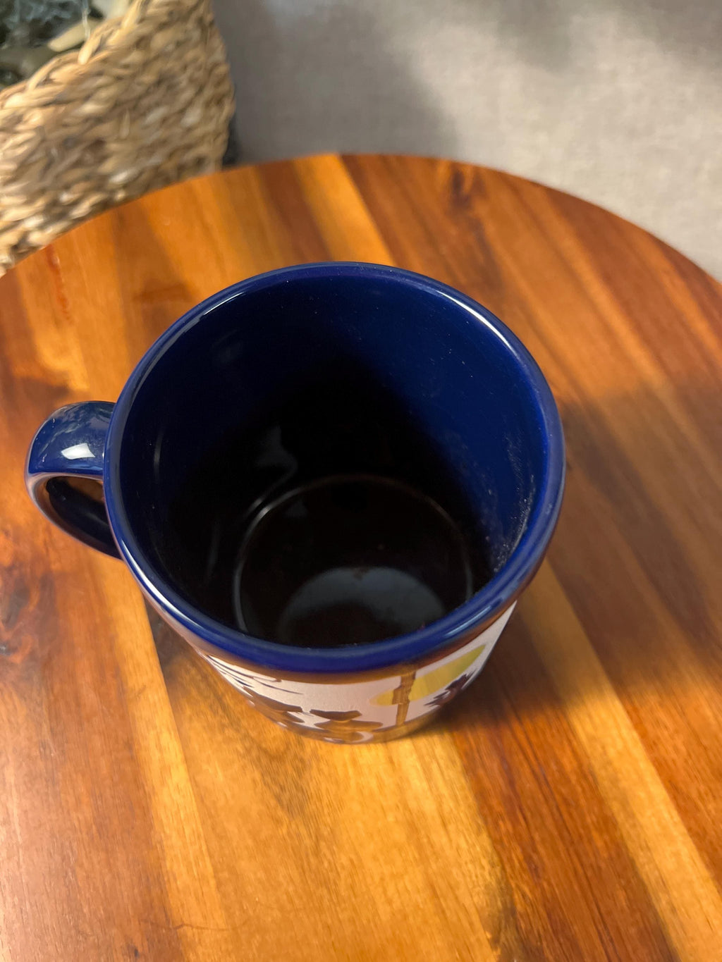 Vintage Waechtersbach Navy Blue Cats in window Coffee Cups /Mugs From WEST GERMANY