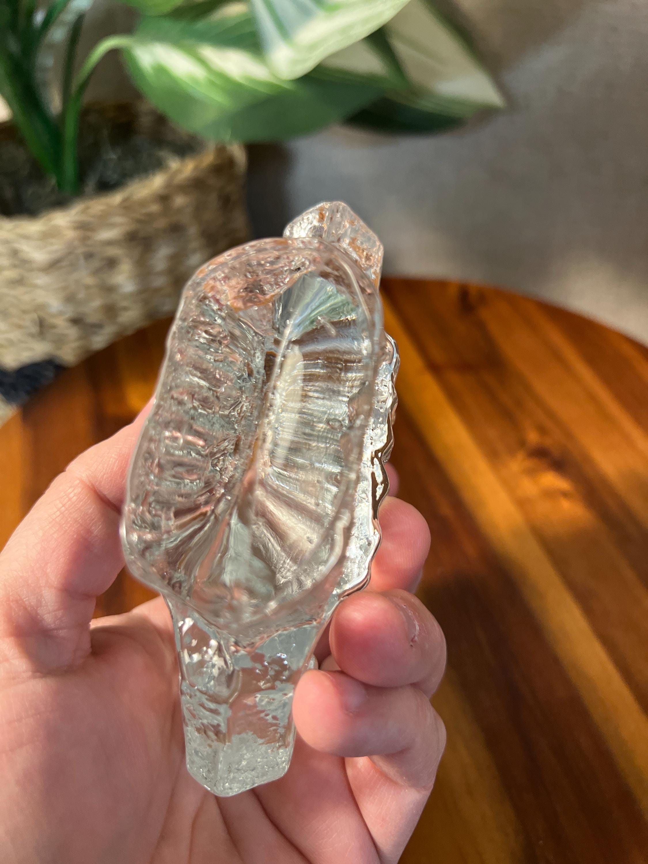 Vintage Uno Westerberg/Pukeberg Sweden Glass Modern Fish Figurine Paperweight