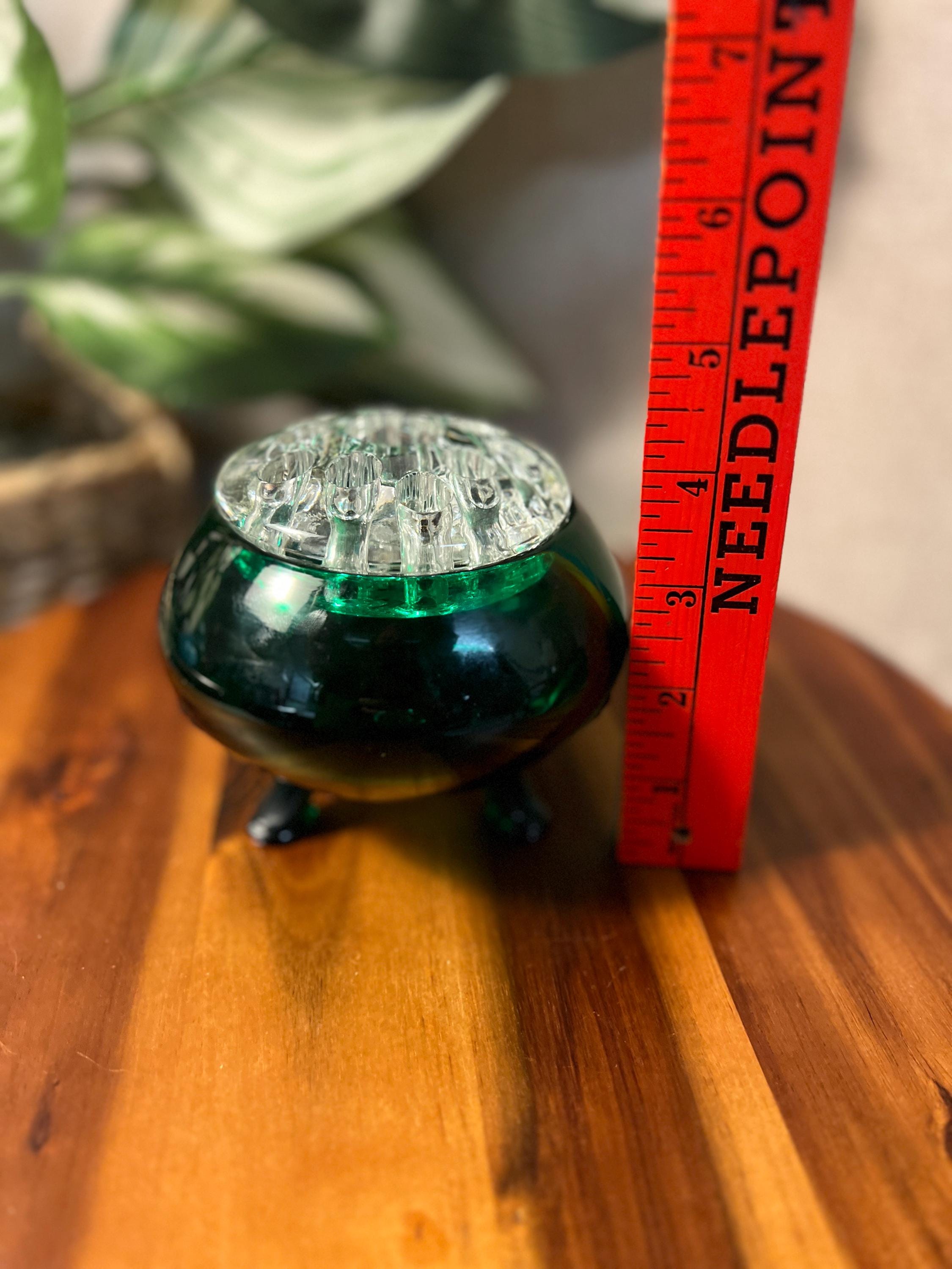 Vintage 1950's Viking Evergreen Flowerlite Frog 4 1/4" with Frog