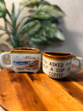 Vintage 1960s You Asked For Half A Cup of Coffee ~ Florida Souvenir