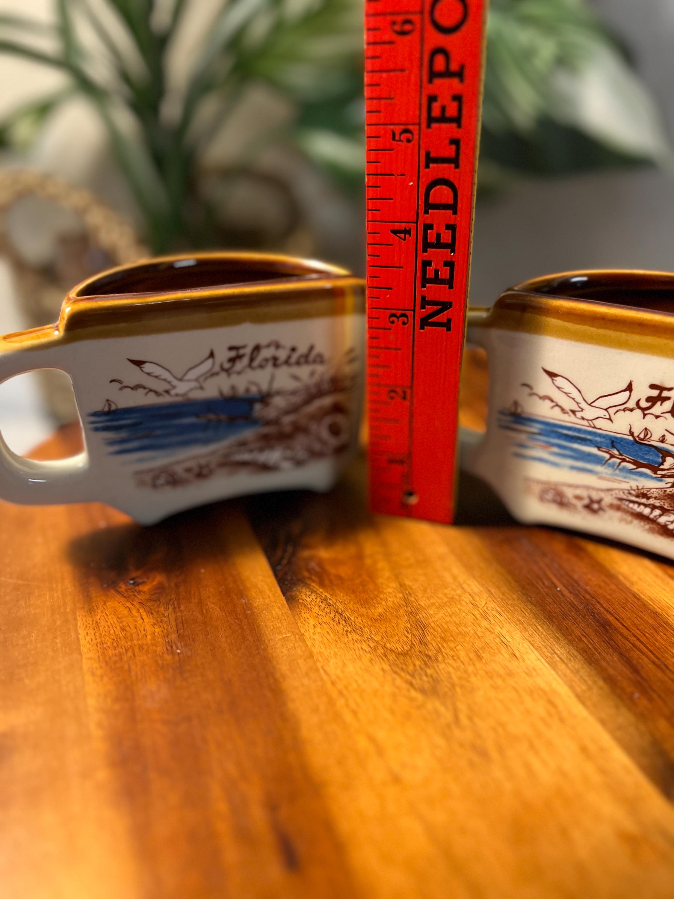 Vintage 1960s You Asked For Half A Cup of Coffee ~ Florida Souvenir