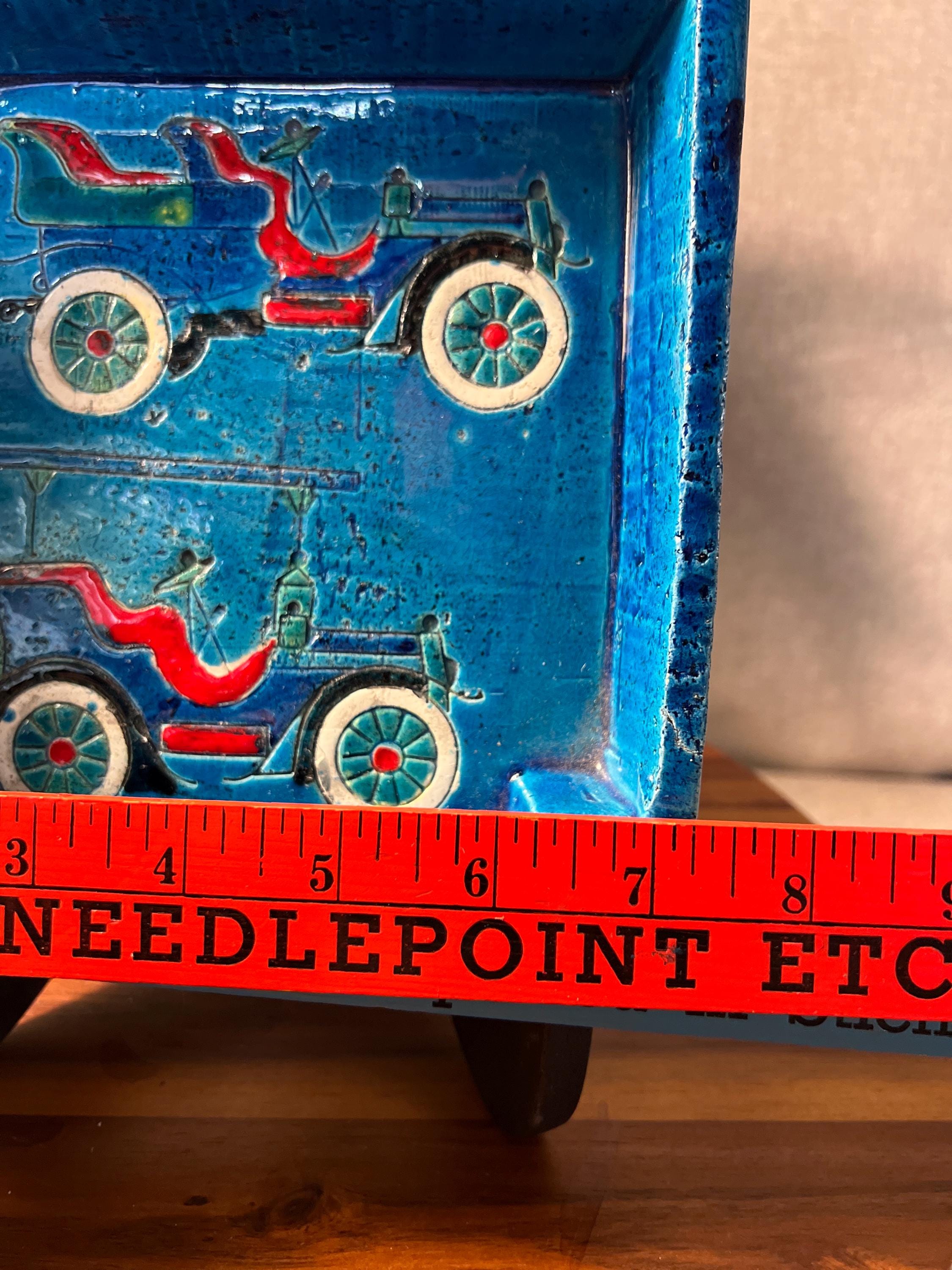 Vintage Mid Century Aldo Londi Bitossi Antique Car Ashtray