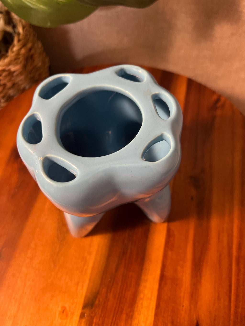 Tooth Planter Pen Holder Molar Ceramic Oddity Figural Dentist Hygienist