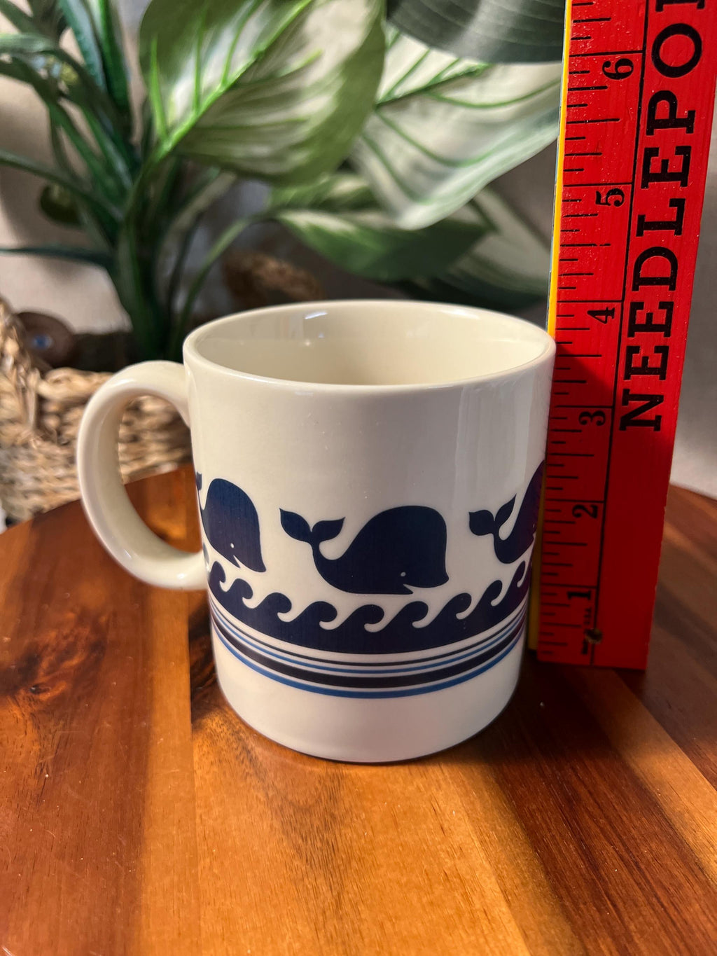 Vtg Otagiri Whale Cup Hot Beverages Japanese Handpaint 70s Hand Crafted Stoneware