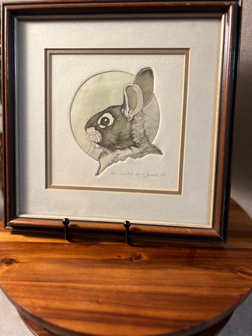 Mr. Rabbit Artist Pro signed by the artist Louvier dated 1984