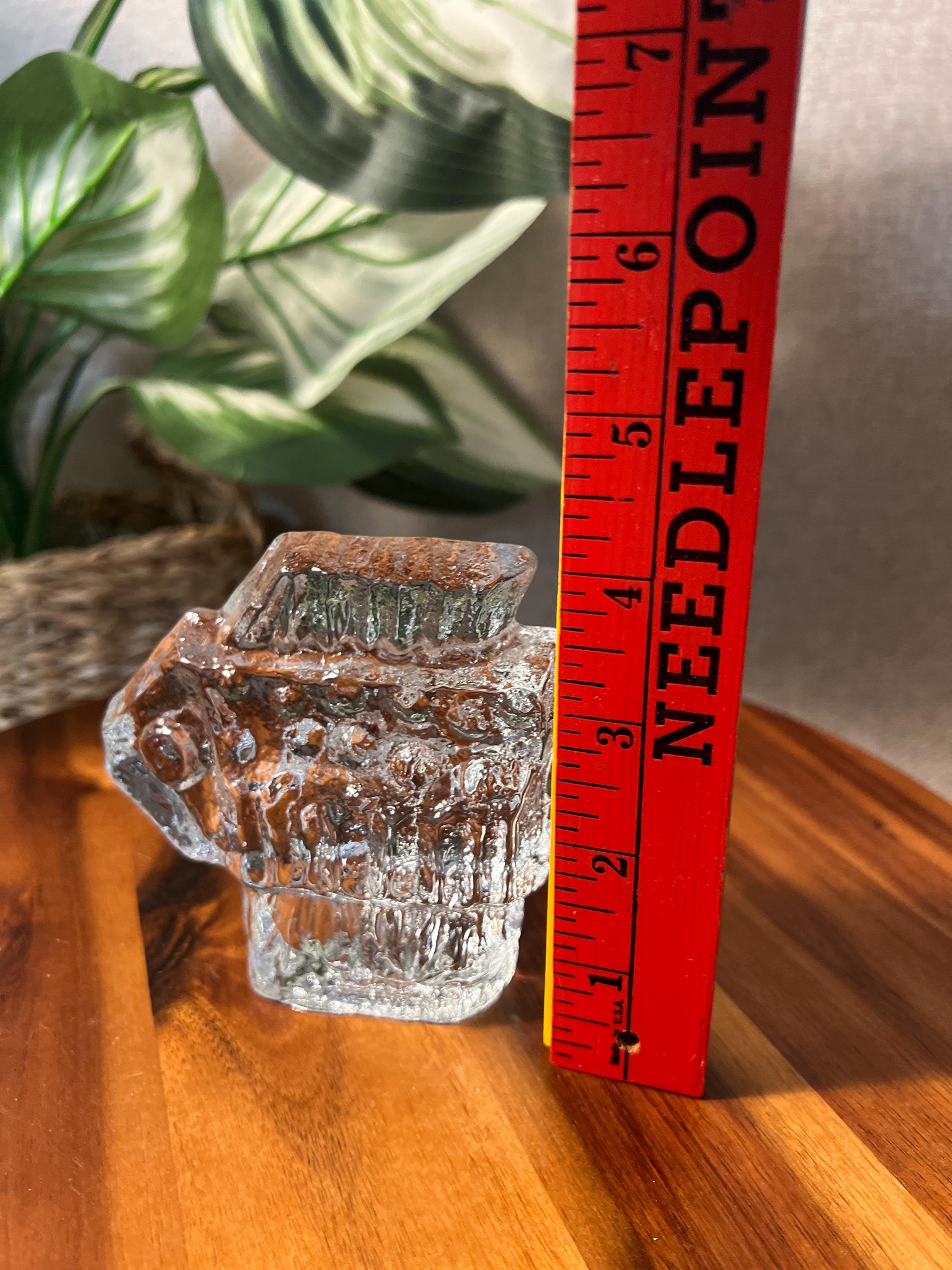 Vintage Uno Westerberg/Pukeberg Sweden Glass Modern Fish Figurine Paperweight
