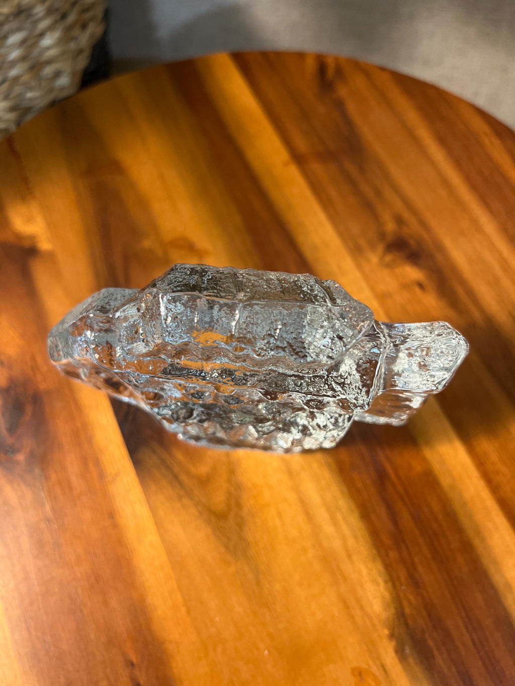 Vintage Uno Westerberg/Pukeberg Sweden Glass Modern Fish Figurine Paperweight