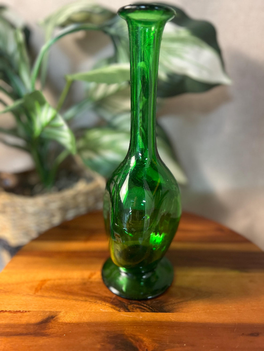 Vintage Empoli Italy Genie Bottle Decanters withy Stopper will include orb pictured