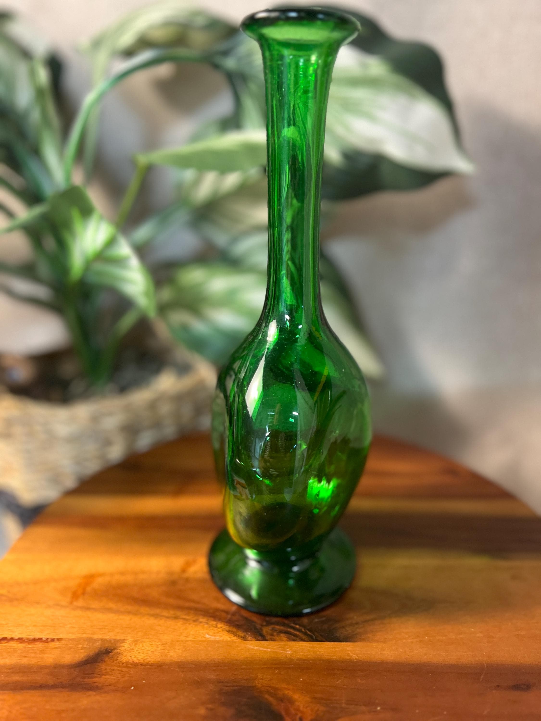 Vintage Empoli Italy Genie Bottle Decanters withy Stopper will include orb pictured