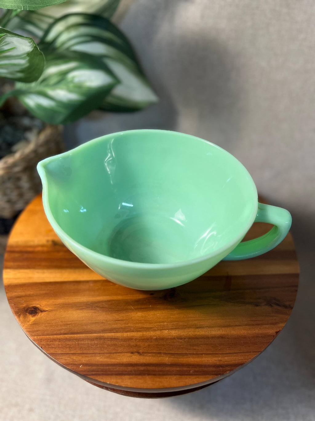 Vintage Fire-King Jadeite Batter Bowl, 9.5 Mixing Bowl