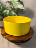 Vintage Heller Design by Massimo Vignelli 9.75" YELLOW XL Salad Bowl MCM