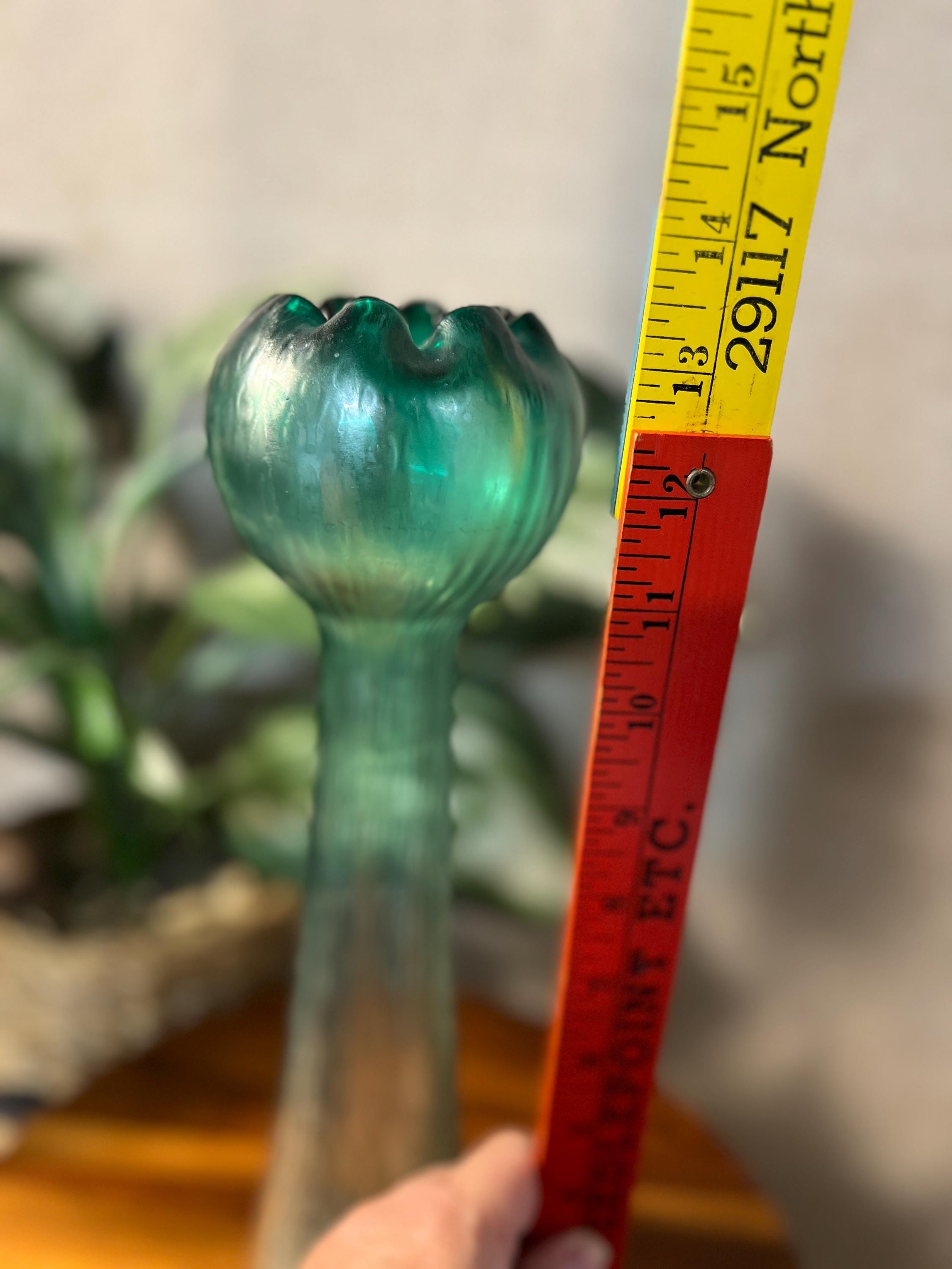 Josef Rindskopf Bohemian glass Dragonfly vase
