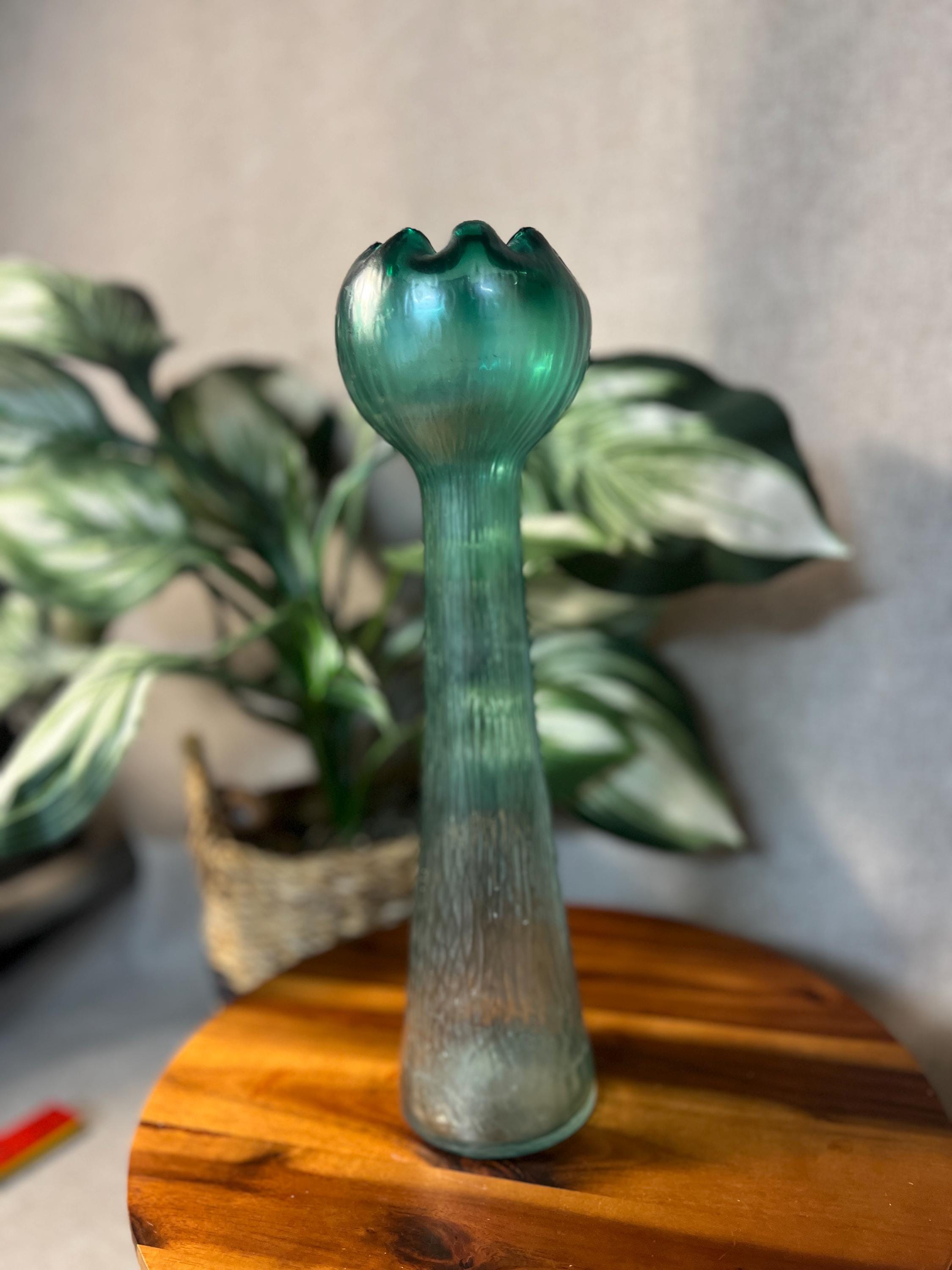 Josef Rindskopf Bohemian glass Dragonfly vase
