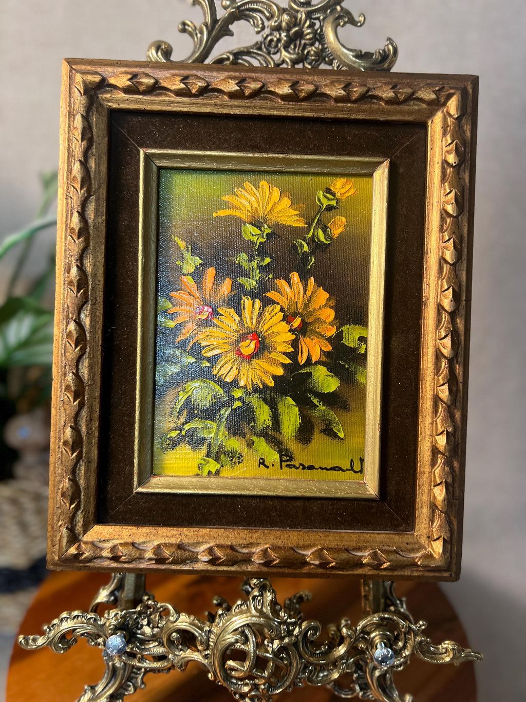 Sunflowers Still Life, Signed Original Painting