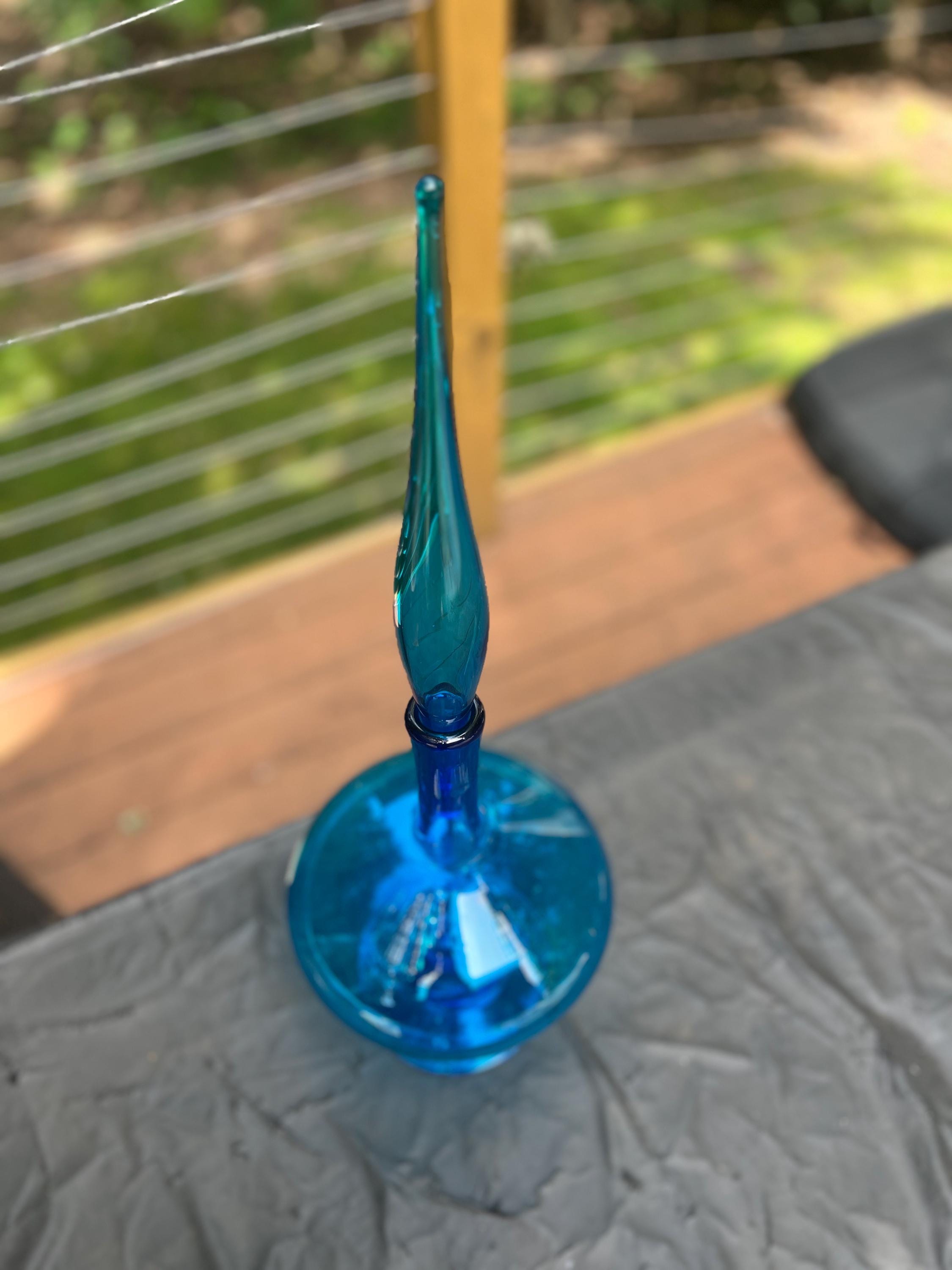 Blenko 6212 Decanter with Flame Stopper