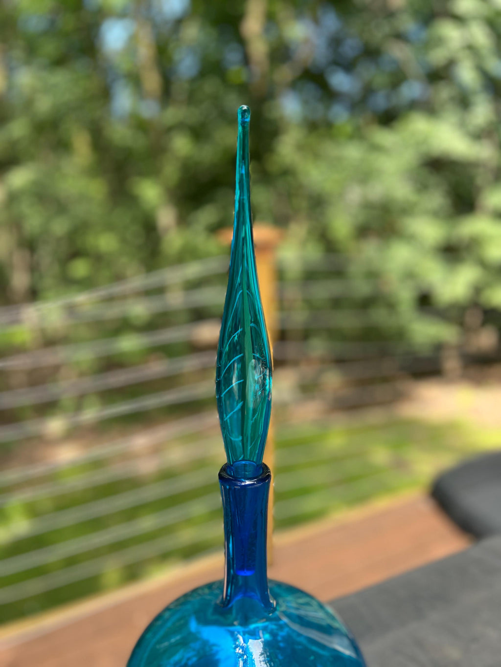 Blenko 6212 Decanter with Flame Stopper