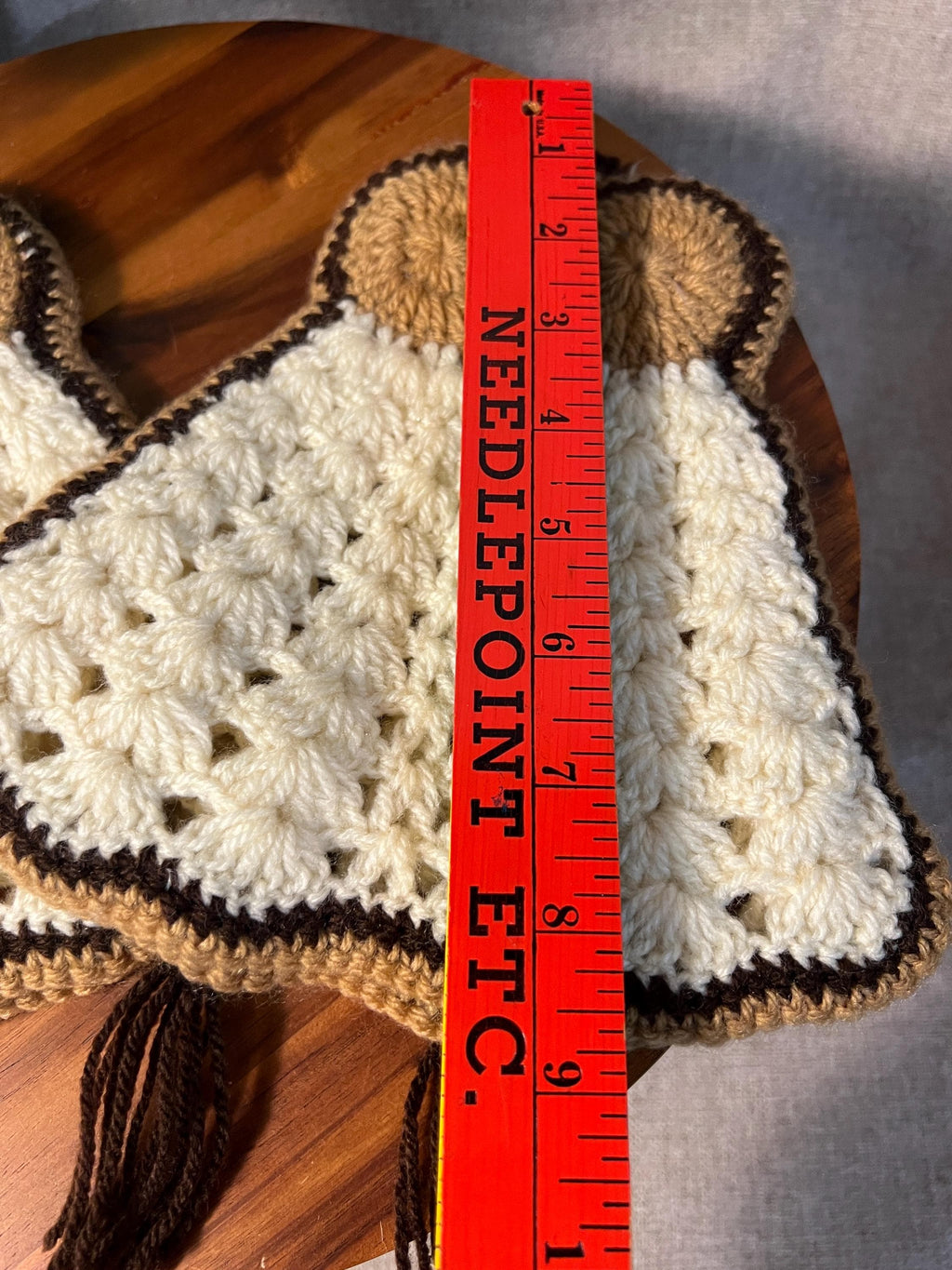 Handmade Crochet Owl Pot Holders, Pair — 1970s Kitchen Trivets