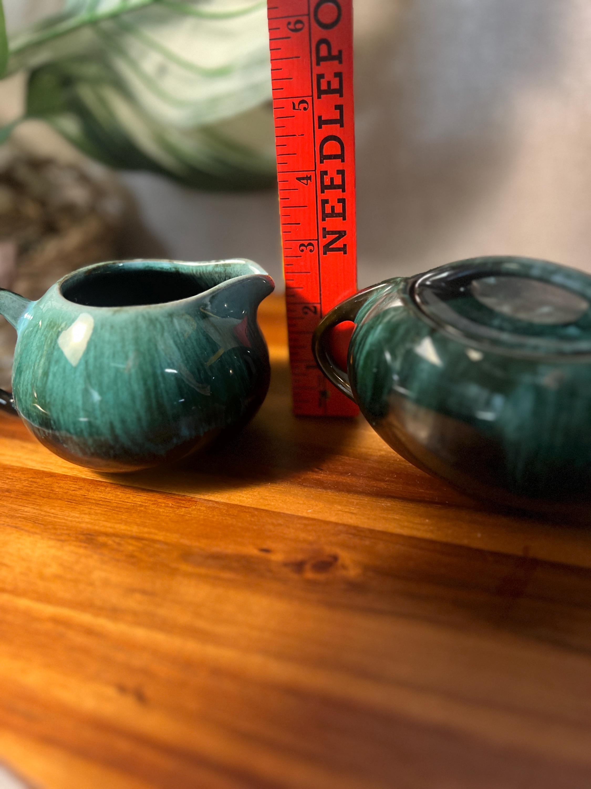 Blue Mountain Pottery Sugar and Creamer