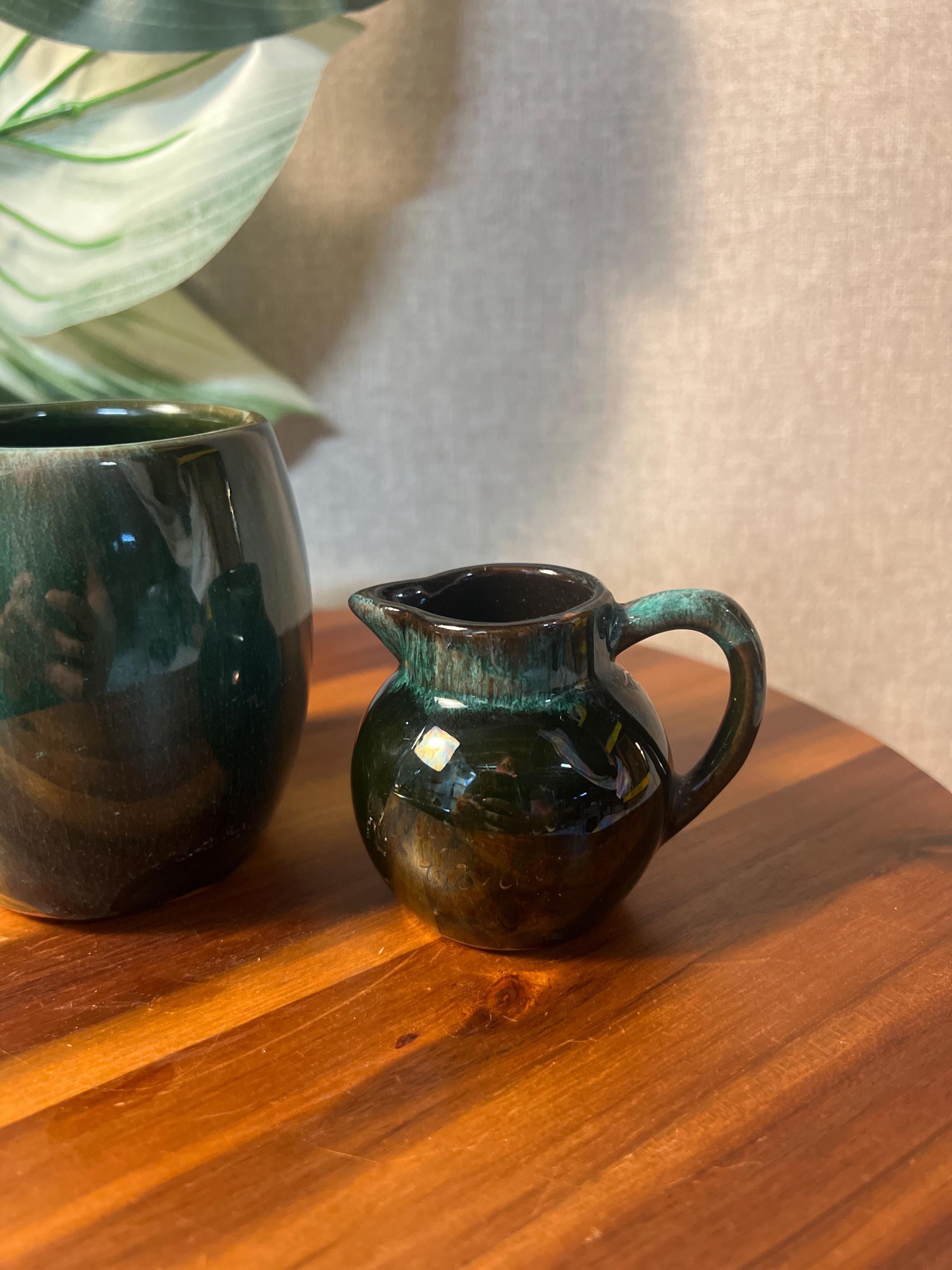 Handmade Pottery Pitcher and Mug