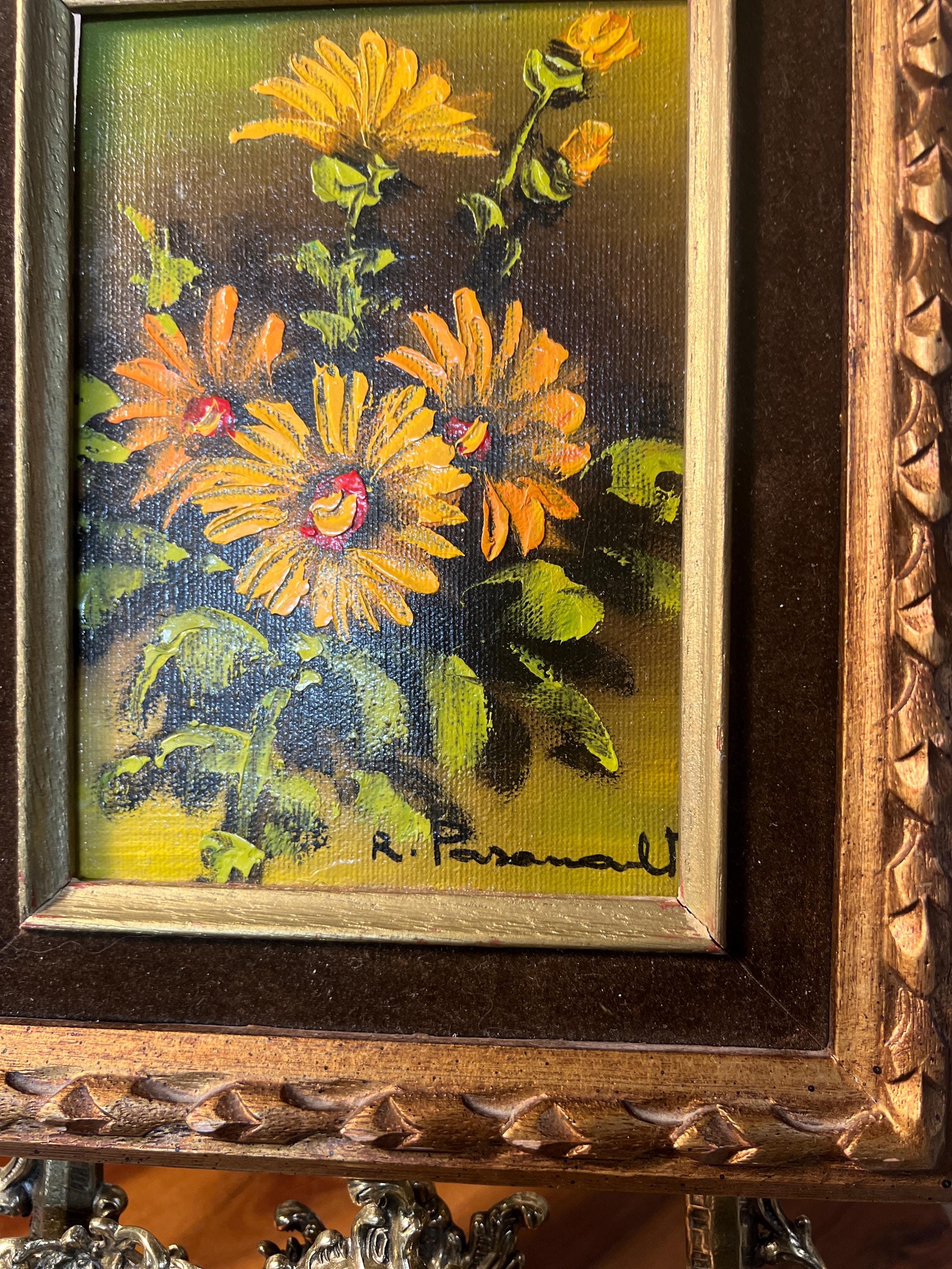 Sunflowers Still Life, Signed Original Painting