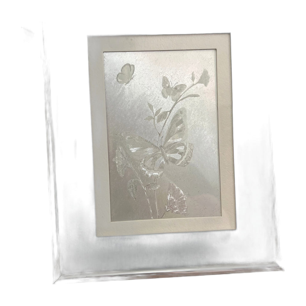 Manifestations Gold Butterfly Framed Wall Art Optical Illusionary Authentic