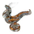 Martinsville Rooster #668 Clear Crystal Art Glass Giftware 1940s