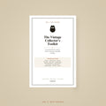 The Vintage Collector's Toolkit printable booklet cover