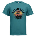 Estate Sale Club tee in Galapagos blue