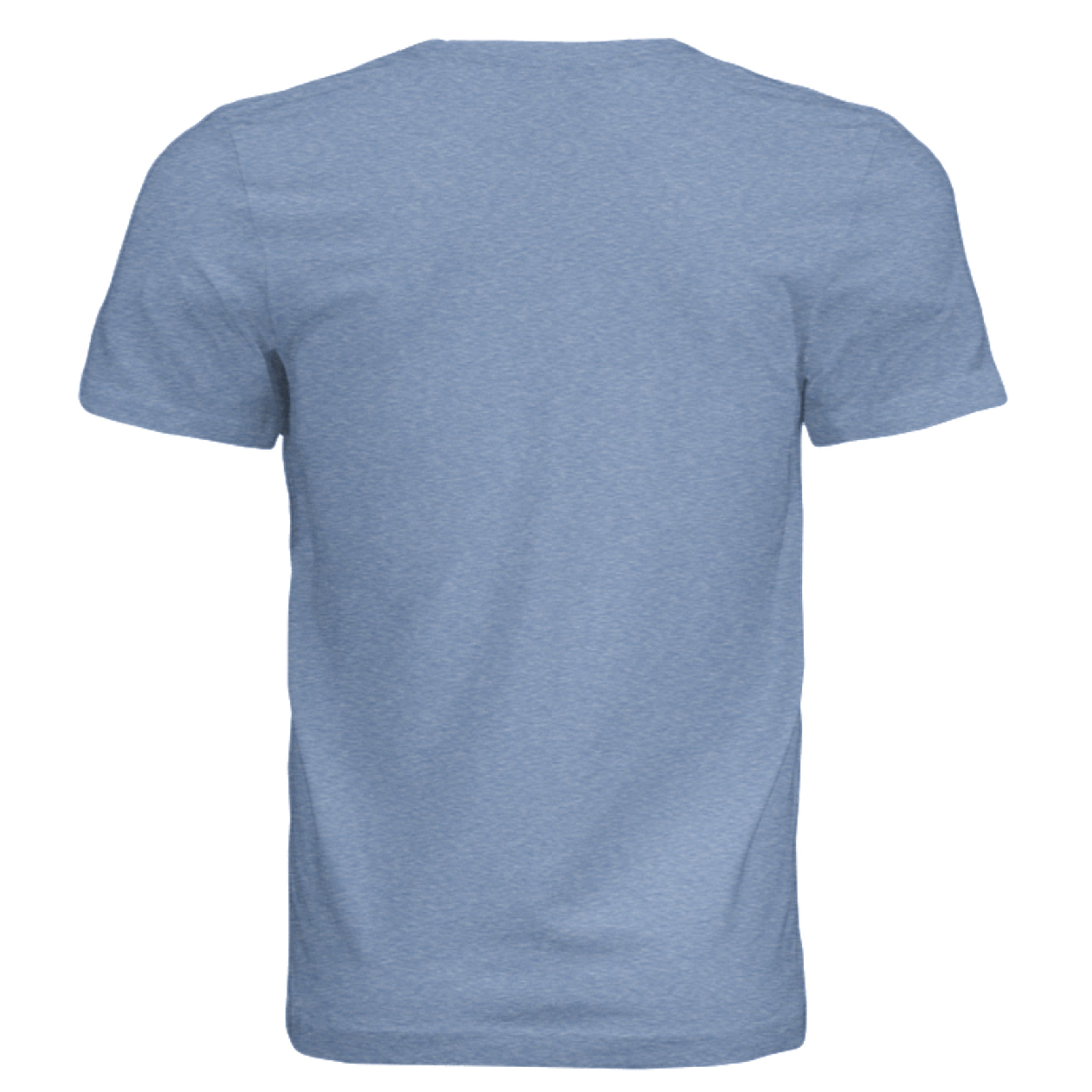Solid Blue Triblend - 3413C - BACK