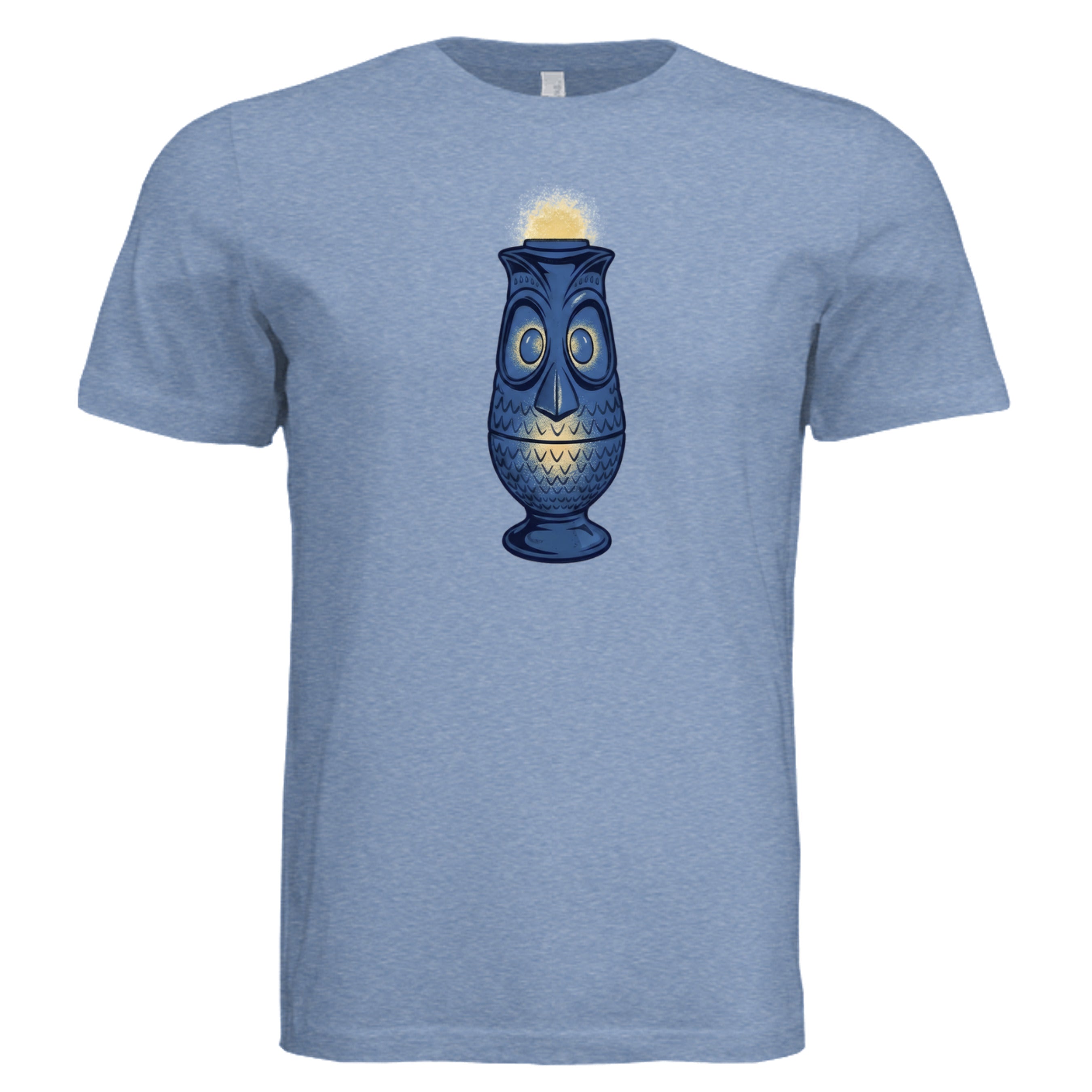 Solid Blue Triblend - 3413C - FRONT