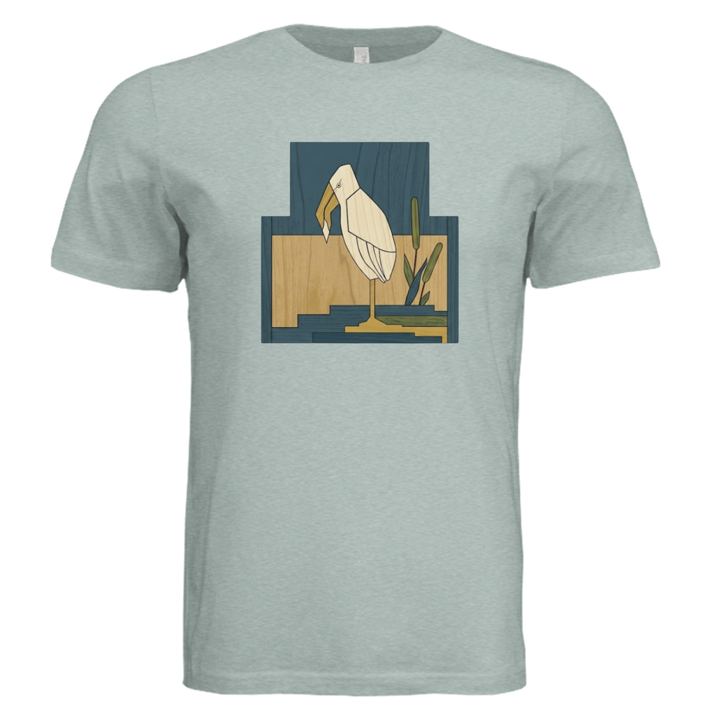 Dusty Blue Triblend - 3413C - FRONT