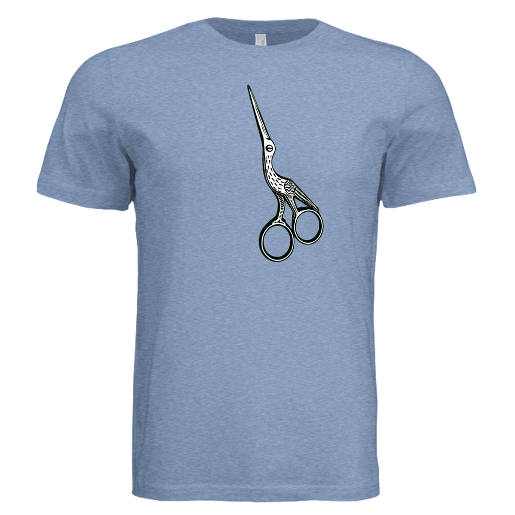Solid Blue Triblend - 3413C - FRONT