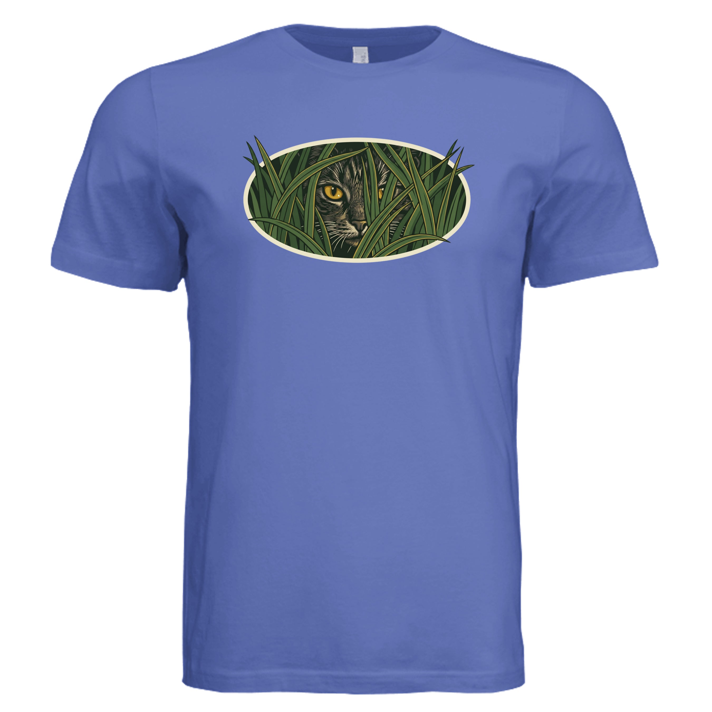 Solid True Royal Triblend - 3413C - FRONT