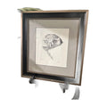 Owl Pen & Ink Art Signed by Ari Matted 12x11