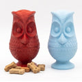 Owl-shaped dog treat box