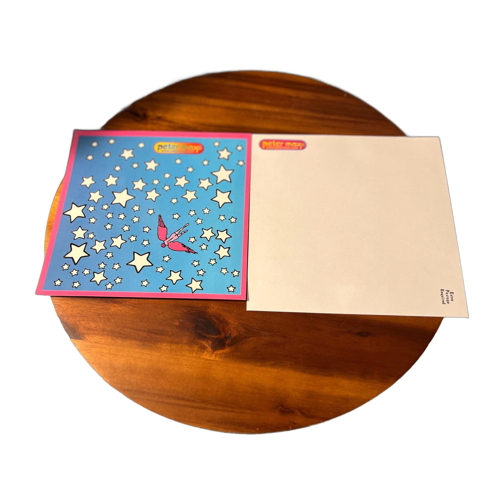PETER MAX Greeting CARD w/mailing envelope
