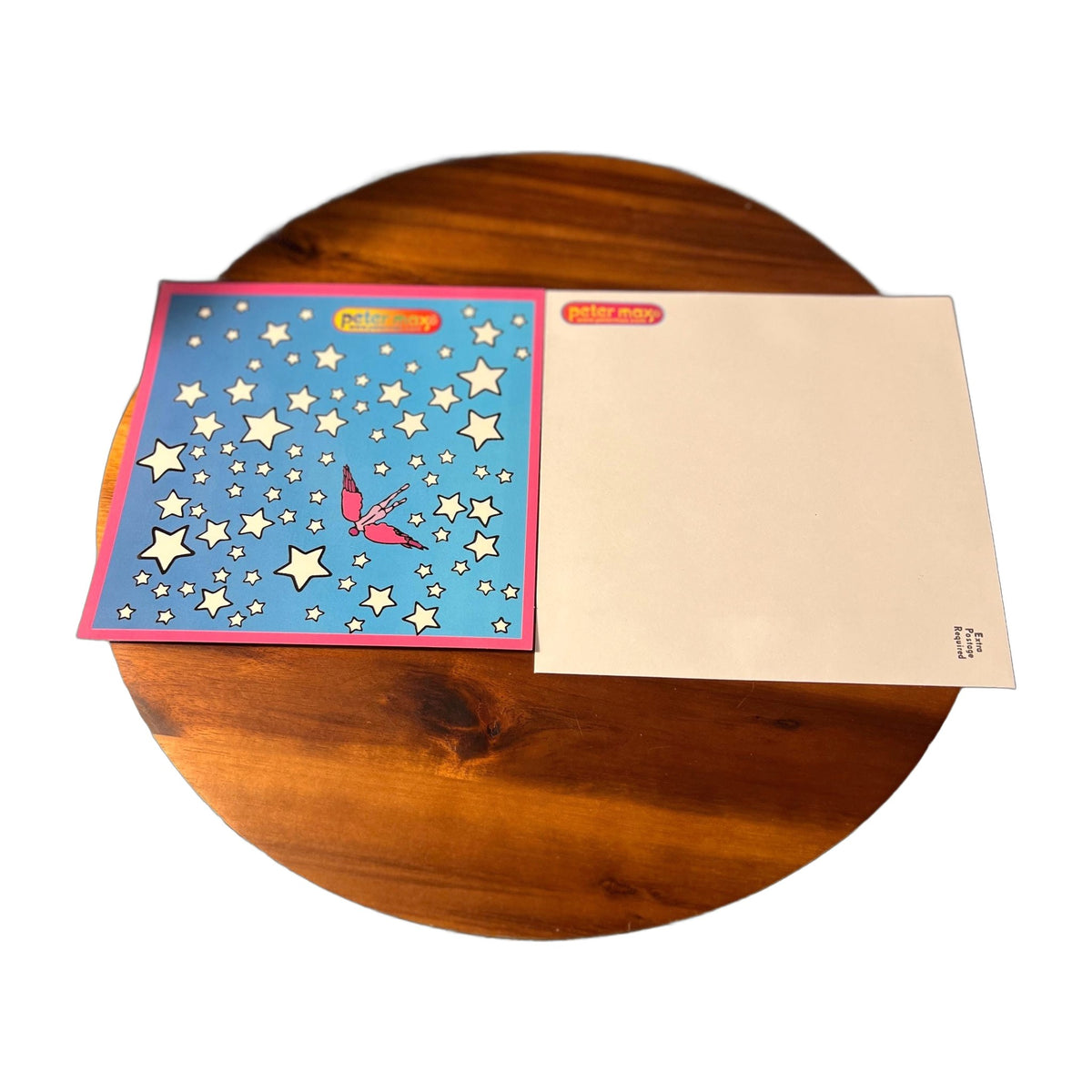 PETER MAX Greeting CARD w/mailing envelope