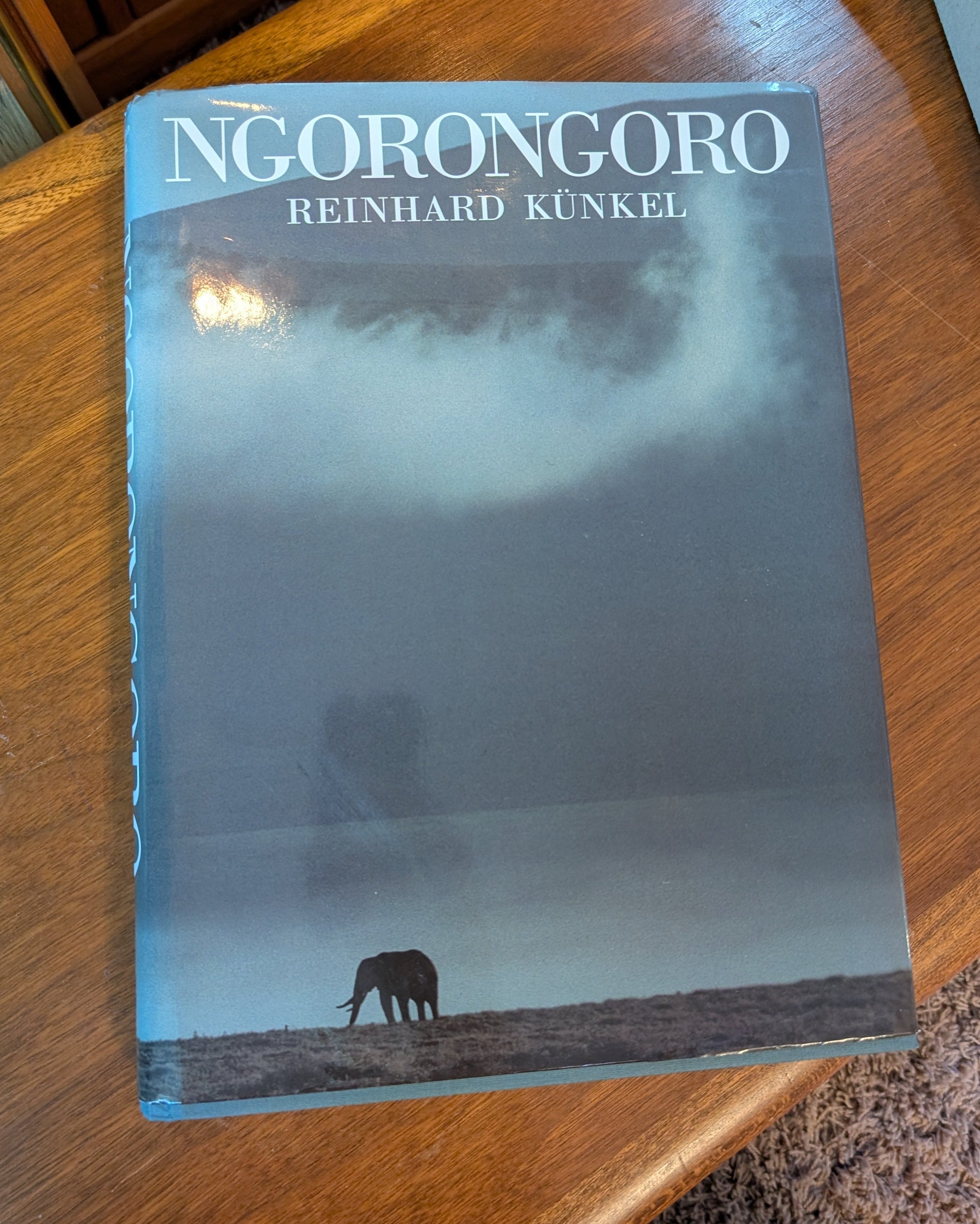 Ngorongoro by Reinhard Kunkel, first US edition hardcover with dust jacket