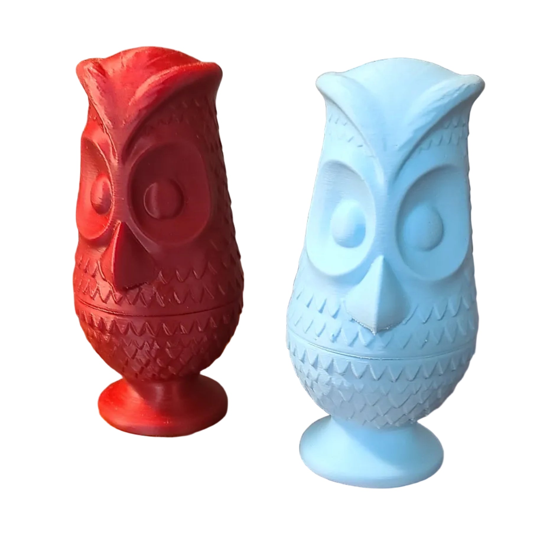 Desk Owl Figurine — Black and White filament options