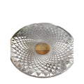 Vintage 24% lead crystal diamond point centerpiece