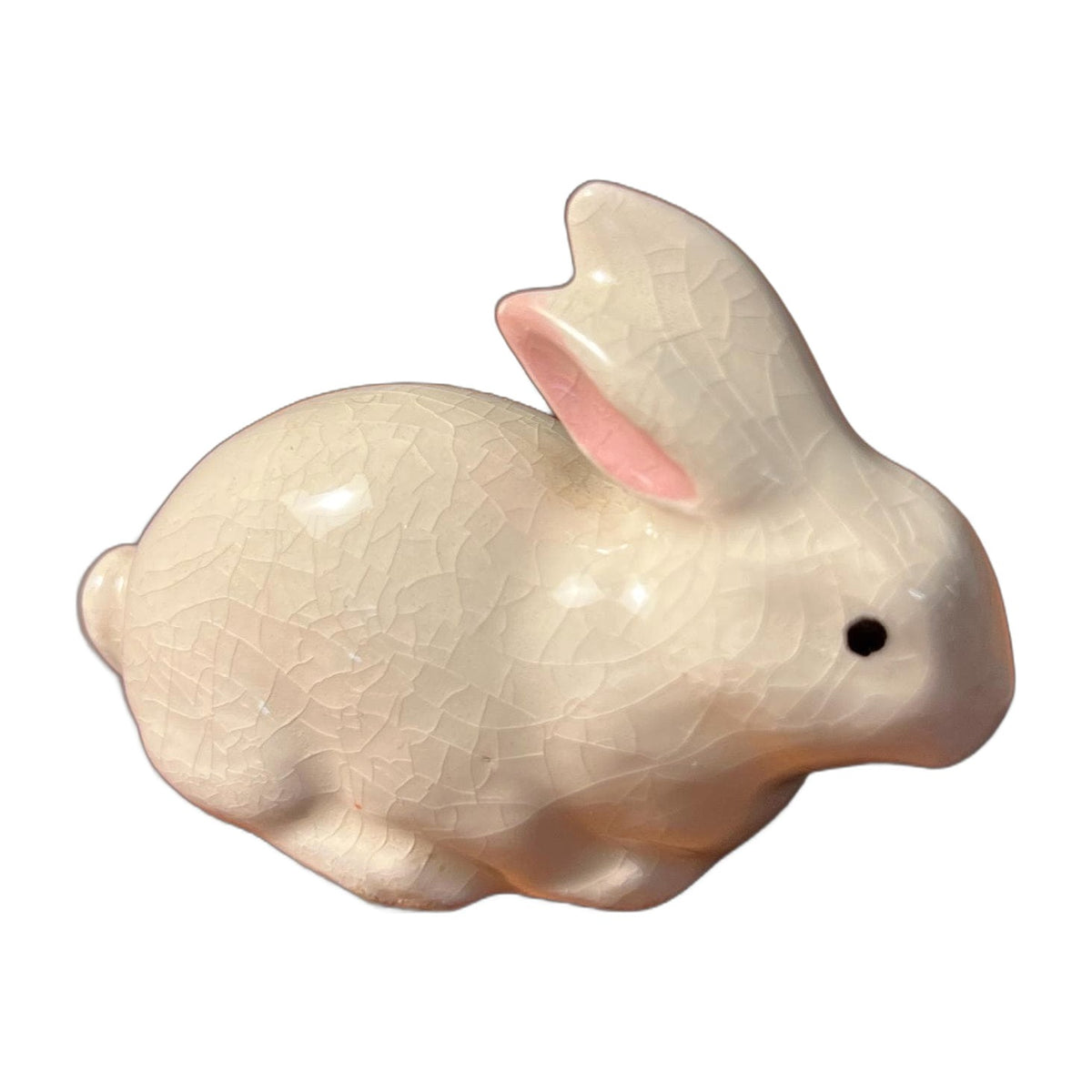 Vintage ceramic bunny rabbit figurine unmarked
