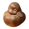 Vintage hand carved little wood duck