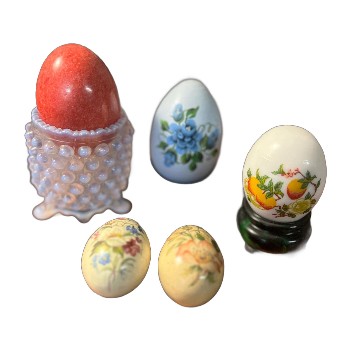 Vintage Lot Of 6 Unique Decorative Eggs