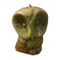 Vintage MCM Handcrafted Kinsmen Center Owl Candle, unburned, 6"