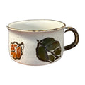 Vtg Otagiri Soup Mug Cup Hot Beverages Japanese Handpaint 70s Hand Crafted Stoneware