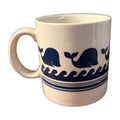 Vtg Otagiri Whale Cup Hot Beverages Japanese Handpaint 70s Hand Crafted Stoneware